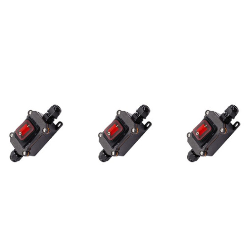 3X IP67 Waterproof Inline  12V  20A High Current Power Waterproof