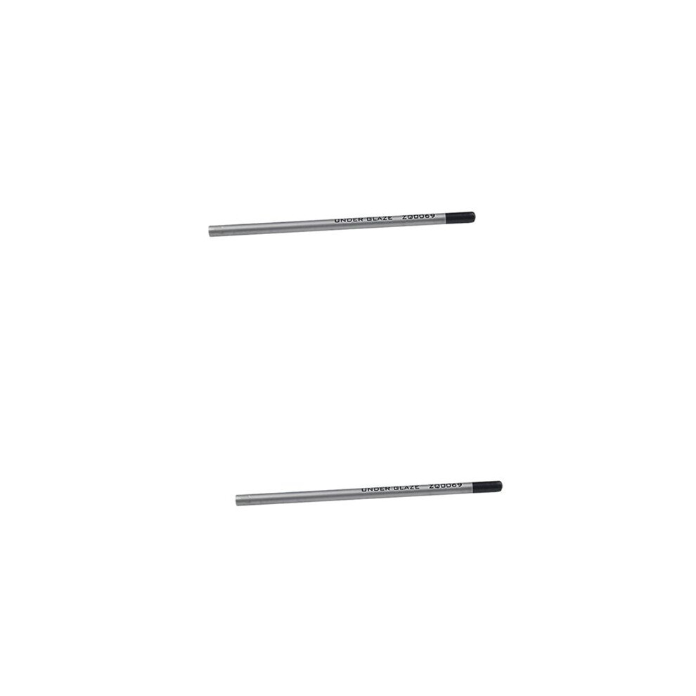 Brecantia Black 2X Underglaze Pencils, Underglaze Pencils For Pottery,Underglaze Pencil Precision Underglaze Pencil For Pottery
