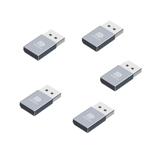 5X 4K  Dummy Plug DP Virtual Display Adapter EDID Headless  Emulator  Video Card Cheater