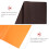 Orange PVC Floral Packaging Paper Gift Wrap for Decoration 10