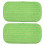 2PCS Wet/Dry Flat Mop Cloth Microfiber Floor Mop Replacement for  Sweeper Machine Washable Easy to Replace 1