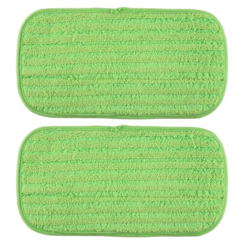 2PCS Wet/Dry Flat Mop Cloth Microfiber Floor Mop Replacement for  Sweeper Machine Washable Easy to Replace
