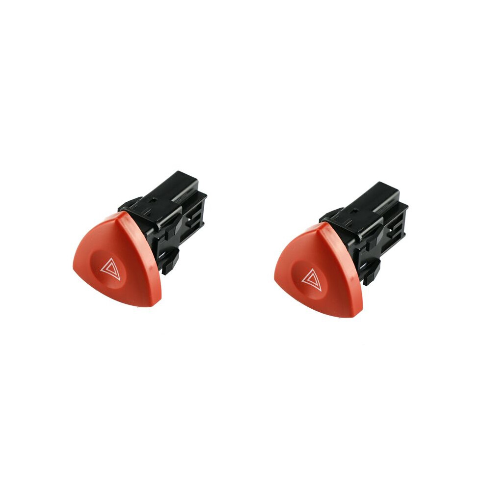 2X Hazard Warning Emergency Button For Master Laguna Espace Trafic Vivaro 8200442724 Light 6033970345455