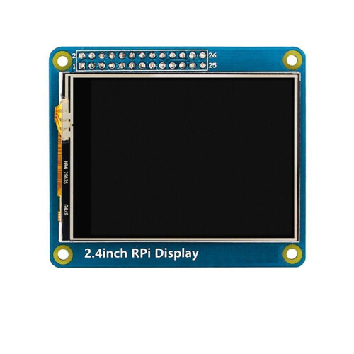 2.4 Inch Touch Screen for Raspberry Pi Zero 2 W 320x240 SPI Interface TFT Display for Pi 5 4B 3B+ 3B 3A+