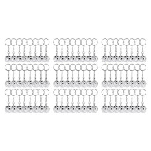 Disco  Nyckelring, 72 Delar Disco  Party Favors Nyckelring 70S Disco Nyckelring Silver Mirror  Nyckelring  Party