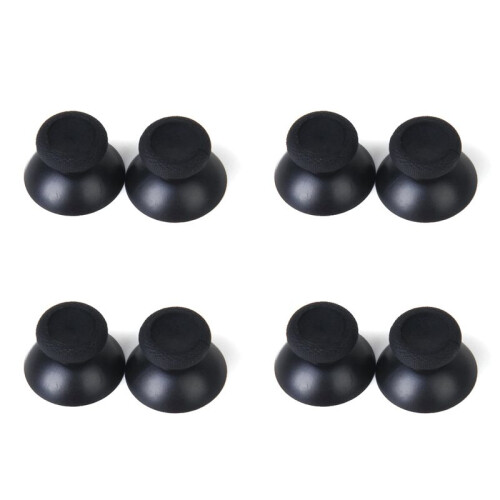 4 Pair of Thumbstick Joystick Replacement for  One Controller Black