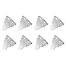 8X 4W Dimbar MR16 LED-Lampa/3200K Varmvit LED-Spotlight/50 Watt Ekvivalent Bi Pin GU5.3 Base/330 Lumen 60 Graders StråLvinkel för Landskap, Accent,