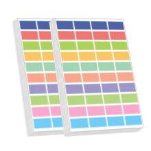 50 Sheets Children'S Paper Name Stickers for Pen Labelling / Multi-Coloured / 15 X 30 mm / Permanent and Self-Adhesive