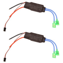 2X 12V-24V Bidirectional ESC Brush Speed Regulator for High Power Net Pulling Boat Ship Fit 775/795/895/997 Motor 640A