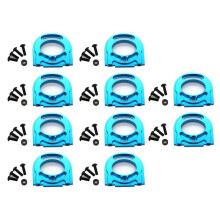 10X Metalen Motorsteun voor  TT02 TT-02 1/10 RC Auto-Upgradeonderdelen