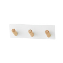 Magnetic Hooks, Magnet Coat Rack with 3 Hooks for Indoor Outdoor Hanging, Kitchen, Keys Holder, Refrigerator, Oven A
