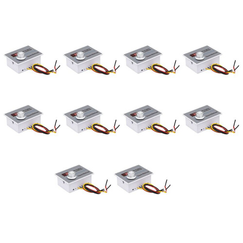 10X ZFX-P1007A Digital Display Speed Controller Waterproof Stepless Speed Regulator Governor 500W AC 220V Control