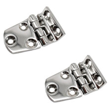 2X Raccord de CharnièRe de Porte en Acier Inoxydable pour Yacht de Bateau, 37X54Mm