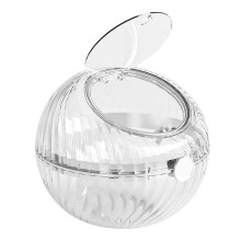 Coffee Pod Holder with lid, Clear Plastic Coffee Pod Storage Box Hand Plastic, Stylish and High-Volume Coffee Pod Holder