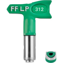 312 Finish Low Pressure Airless Spray Tip, Pattern Size 6 in to 8 in, Thread Size 7/8 in for Airless Paint Spray Guns