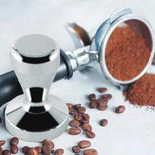Stainless Steel Coffee Tamper Barista Espresso Tamper 49mm Base Coffee Bean Press