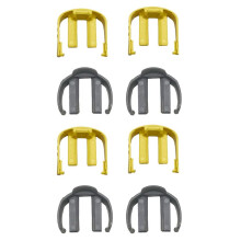 4Set Yellow & Grey for   K3 K7 Pressure Washer Trigger & Hose Replacement C Clip Clamp for Hose to Machine