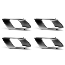 4X Right Car Interior Door Inner Handle for Ranger 2012-2021 Everest 2015-2021 BT50 2012-2019 Silver Grey