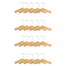 Hölzerne Baby Kleiderbügel, Kinder Kleiderbügel, Gekerbte Schulter Design für Kinder Kleidung, Dekoration Kleiderbügel, 20 Pack, Klein