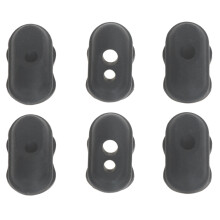 6X para MAX G30 Puerto de Carga Tapón Antipolvo Funda de Goma Scooter Eléctrico Tapa de Tapón de Silicona Impermeable