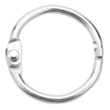 200Pcs 25mm Loose Leaf Binder Rings Key Rings Book Rings Binder Rings for Scrapbook/Album/