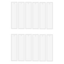 12 Stück / Set 5,7 Zoll Recht Eck Silikon Lese Zeichen Form DIY Lese Zeichen Form Herstellung Epoxid Harz Schmuck Handwerk Transparente Form