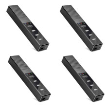4X 3 in 1 Computer Speakers with Microphone & Hubs USB Conference Speaker, PC Mic for Video Conference