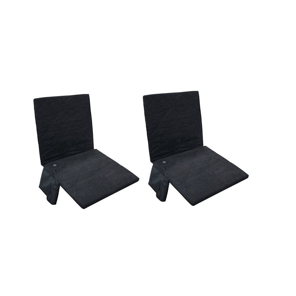 2X Heated Stadium Seats,Portable Heated Stadium Seats For Bleachers With Back Support For Sports Events,Outing,Camping 4711816926250