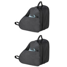 2X Ice Skate Bag,Roller Skate Bag with Adjustable Shoulder Strap for Girls Boys and Most Adults Outdoor Skate Bag