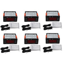 6X ETC-974 Digital Temperature Controller Microcomputer Thermostats Thermostat Refrigeration Alarm 220V NTC Sensor