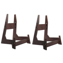 TellerstäNder Zur PräSentation, Tellerhalter-DisplaystäNder, BilderstäNder Zur PräSentation Premium Vintage-BilderrahmenstäNder Aus Holz