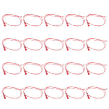 20X Neon Indicator Signal Lamp Red Light AC 250V W2 Wires