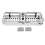 Lifting Shower Shelf Rectangle Detachable Storage Tray Rack Plastic Holder Kitchen Bathroom Accessories(25mm) 1