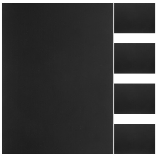 5Stk Heat Shrinkable Sheets Bops Schwarz Für DIY Projekte 1