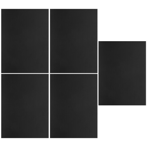 5Stk Heat Shrinkable Sheets Bops Schwarz Für DIY Projekte 2
