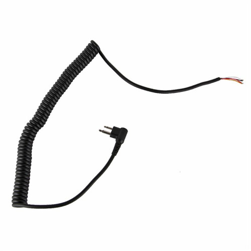 10X 2pin 4 Wire Speaker MIC Cable Spring  for  GP88S GP3688 GP2000 PMMN4013A 1