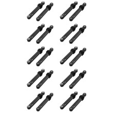 20 Stueck 100N fuer  Waschmaschine Stossdaempfer Waschmaschine Frontlader Teil Schwarzer Kunststoff Schale Haushaltsgeraete Zubehoer