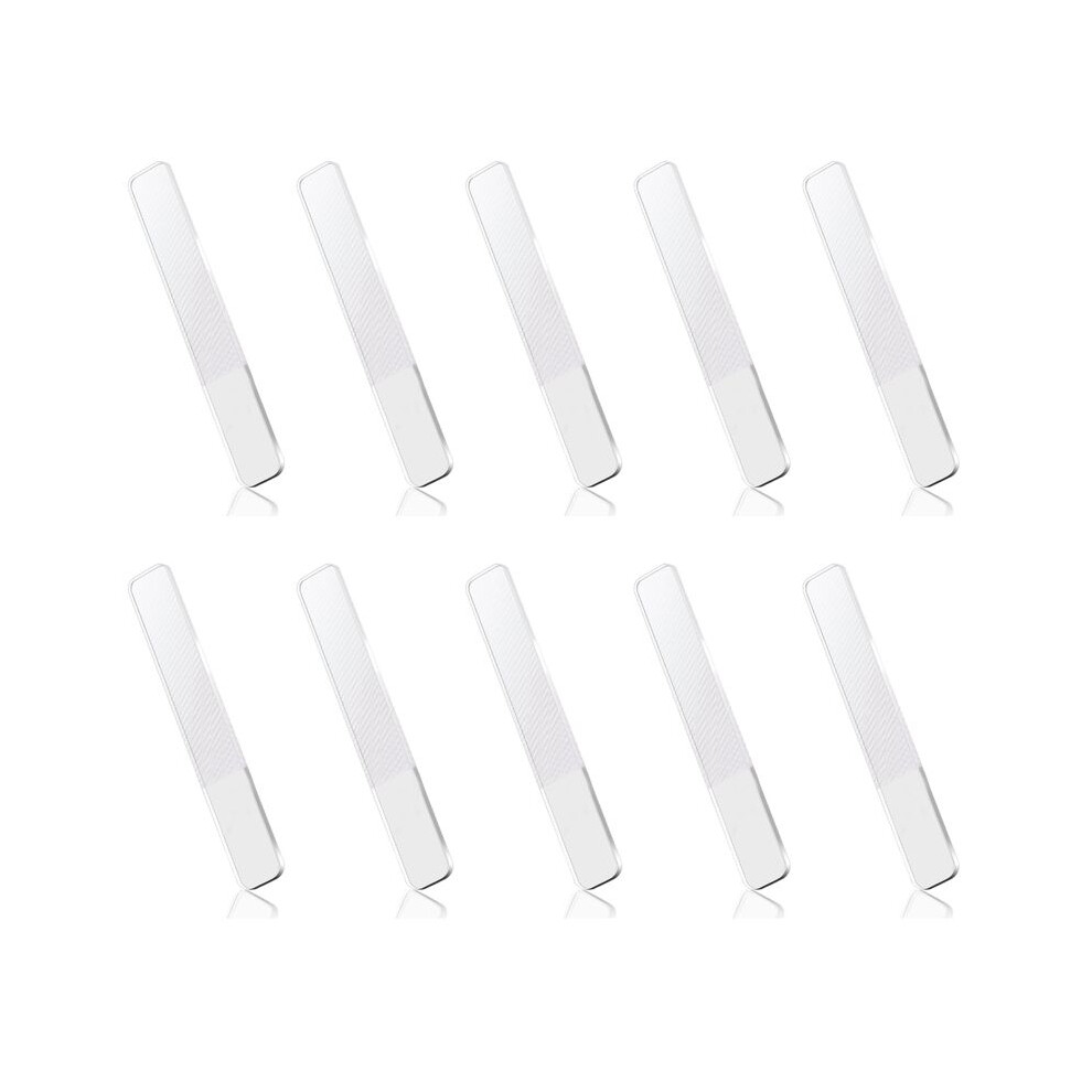 Typecat 10X Glass Nail Shiner - Glass Nail Files Crystal Nail Buffer Shine Polisher For Natural Fingernails Toenails