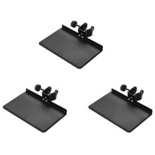 3X Universal Microphone Stand Clamp- Tray Metal Material with Mounting Clamp