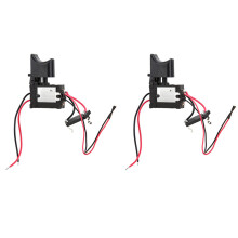 2X 7.2V- 24V Drill Speed Controller Drill  Lithium Battery Cordless Drill Speed Control Trigger  with Light