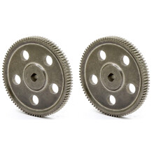 2X Metal Spur Gear 87T for HSP RGT E86100 Upgrade Parts 180024 RC 1/10 Rock Crawler 94180 86100,Copper