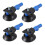 4X Copo de Vácuo Côncavo de 3 Polegadas 75mm Bomba Manual Resistente Ventosa com Pino Roscado M6 1