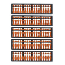 5X Plastica Abacus Aritmetiche Abacus Bambini Calcolo Utensili 17 Cifre