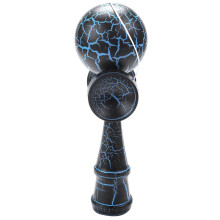 2X Wooden Toy Outdoor Sports Kendama Toy  Children and Adults Crack Beech Wood Colorful Design Black and