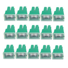 15 x Vert 40A Femelle Enfichable Blade Cartridge PAL Fusible pour Voiture