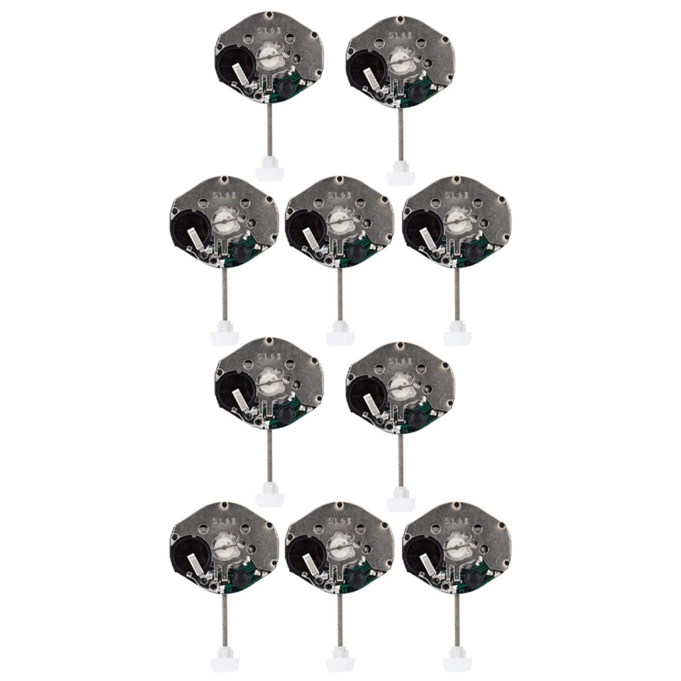 Watch Movement, 10Pcs Sl68 Quartz Watch Movement Accessories Repairing Replacement Parts 6032516021365
