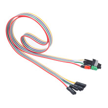 2X Plomo de Interruptor HDD de Reinicio de Alimentacion de Potencia ATX de Lampara LED Verde Rojo Caja de PC 20 pulgada