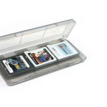 3X Clear 6 in 1 Game Card Storage Case Cartridge Box for 3DS XL LL NDS