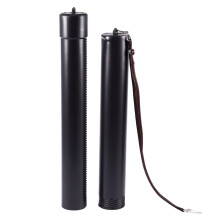 2X Black Plastic Drawing Picture Storage Tube Poster Scroll Holder