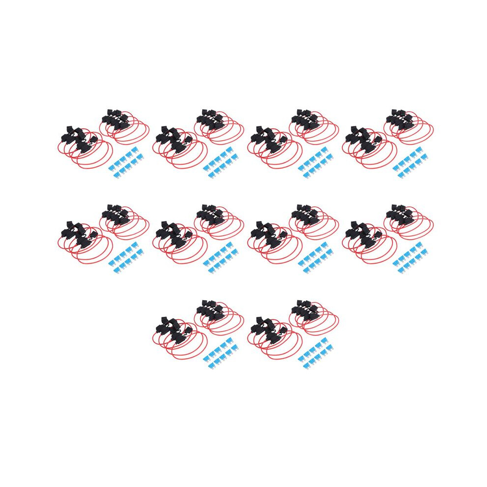 Inline Fuse Holder Atc/Ato Add-A-Circuit Car Fuse Holder 100 Pack Fuse Tap Adapter 16 Gauge 20Amp Blade 6032646143661